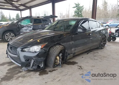 2018 Infiniti Q50 3.0T Sport from USA, damaged, VIN JN1EV7AR8JM436962
